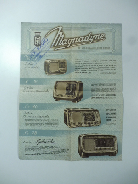Magnadyne. Lo stradivario della radio